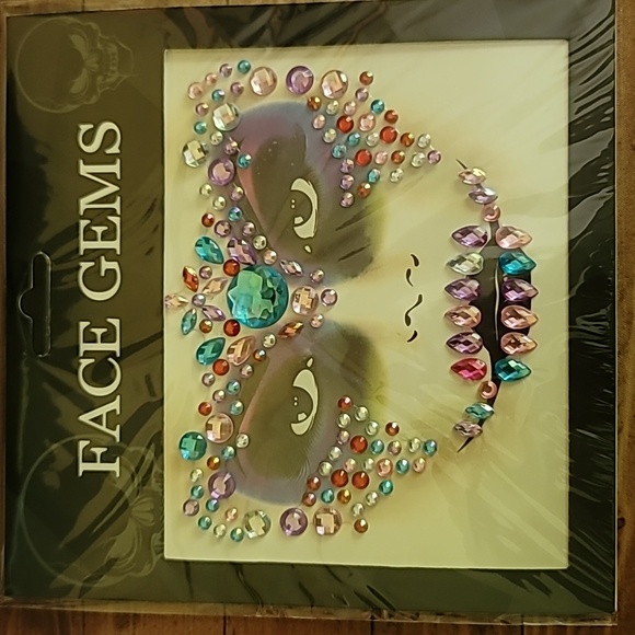 Face Gems 3D Crystal Colorful Acrylic Rhinestone Sticker Reuseable Decorations 2 - Picture 4 of 4